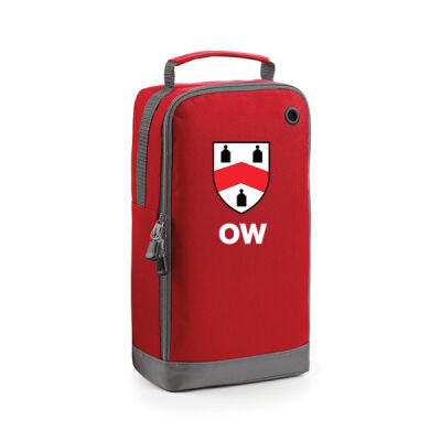 Old Wulfrunians FC Shoe Bag Red  Thumbnail